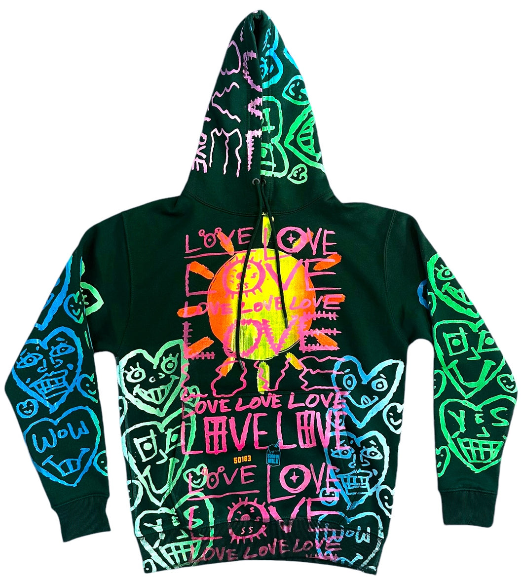 Love Love Love Hoodie (Size Medium)