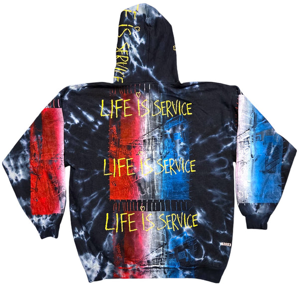 Life Is Service Hoodie (Size 2XL)