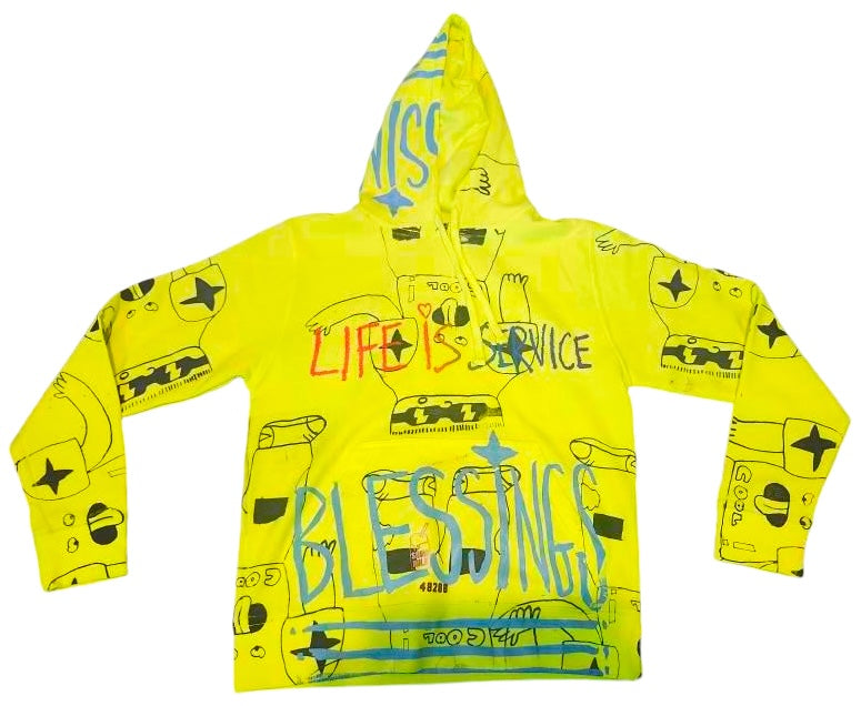 Life Is Service Hoodie (Size Small)