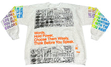 Load image into Gallery viewer, Words Hold Power Crewneck (Size Large)
