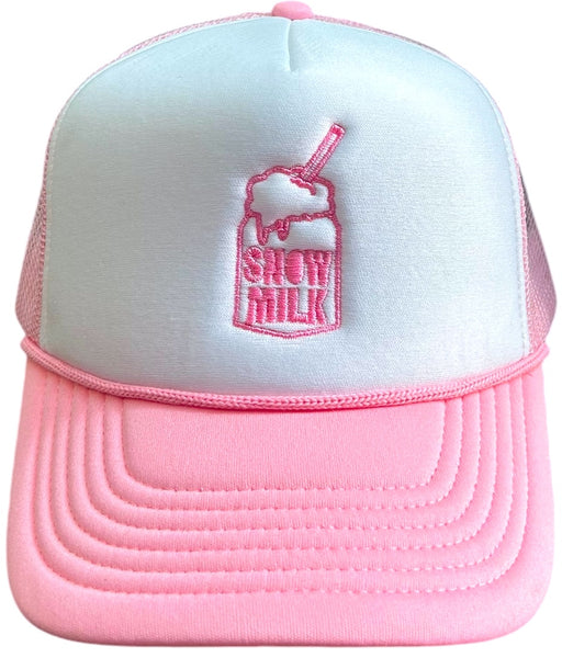 Snow Milk Foam Mesh-Back Trucker Hat