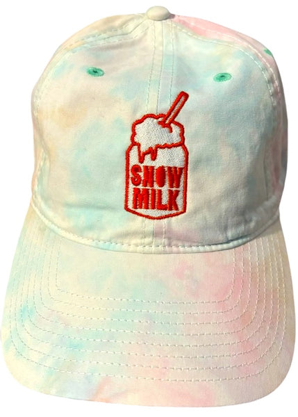 Snow Milk Tie-Dyed Twill Hat