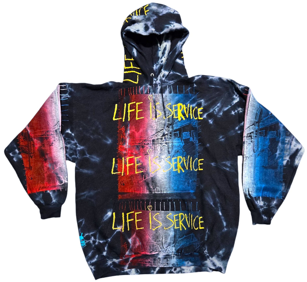 Life Is Service Hoodie (Size 2XL)