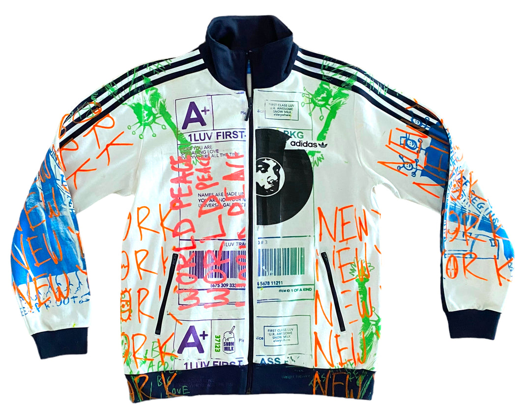 Positive Shipping Label X Daru Jones Track Jacket (Size Medium)