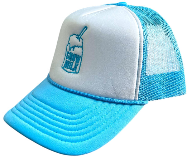 Snow Milk Foam Mesh-Back Trucker Hat