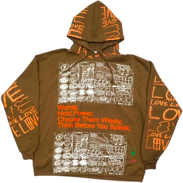 Words Hold Power Hoodie (Size XL)