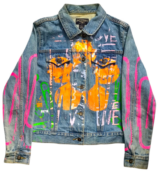 World Peace Denim Jacket (Size Large)