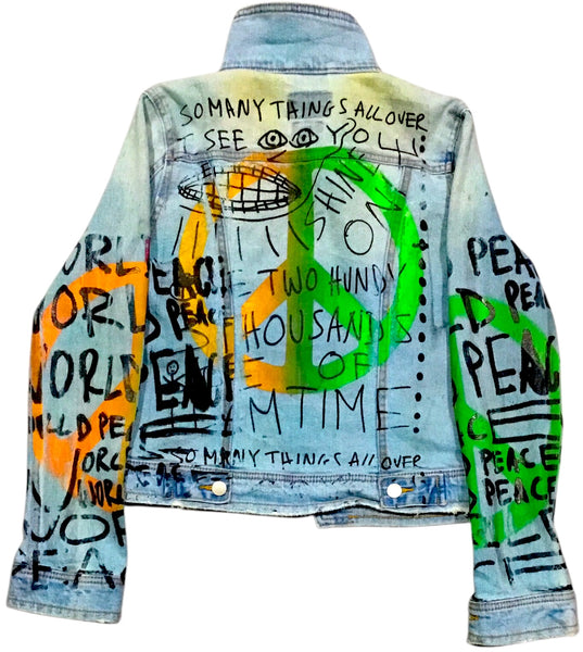 World Peace Denim Jacket (Size XS)