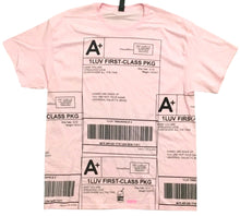 Load image into Gallery viewer, Positive Shipping Label Tee (Size Large)
