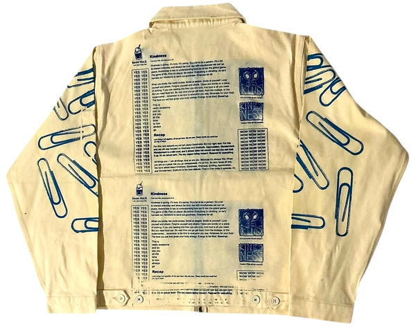 Snow Milk Kindness Workwear Jacket (Size Large)