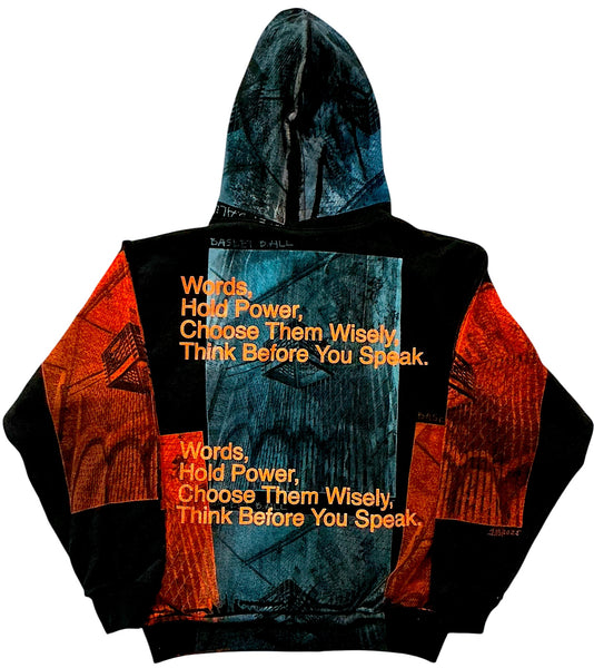 Words Hold Power 14.oz Hoodie (Medium)
