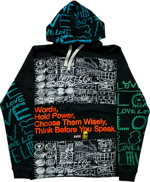 Words Hold Power Hoodie (Small)