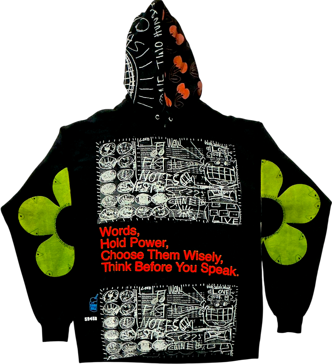 Words Hold Power Hoodie (Large)