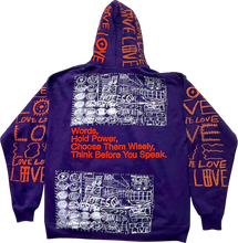 Load image into Gallery viewer, Words Hold Power Hoodie (Size XL)
