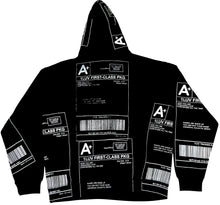 Load image into Gallery viewer, Positive Shipping Label Hoodie (Size XL)
