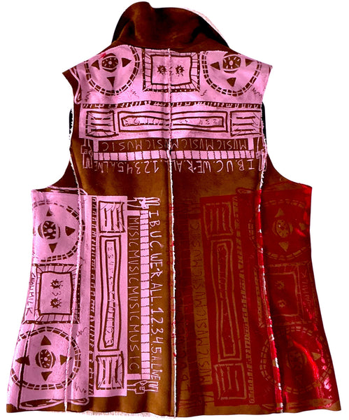 Still Listening Suede Vest (Size Medium)