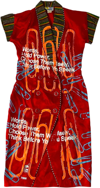 Lucha Paperclips Dress (Size Small)
