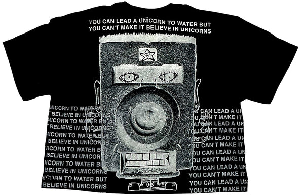 Unicorns To Water Crop Top (Size Small)