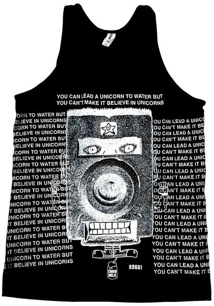 Unicorns To Water Tank Top (Size Large)