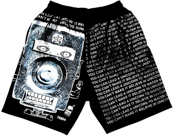 Unicorns To Water Shorts  (Size Medium)