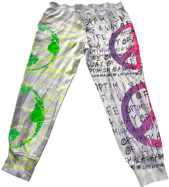 Optimism As A Way Of Life Sweatpants (Size Large)