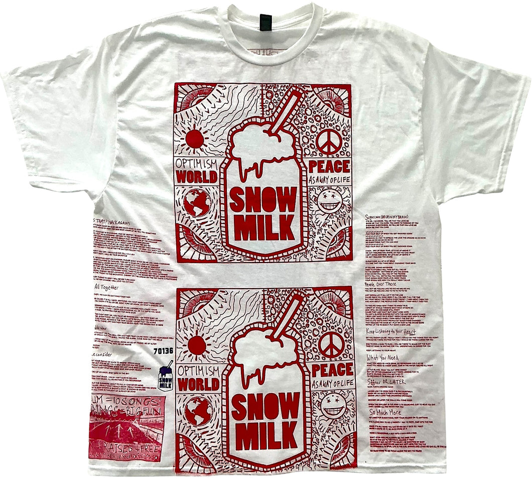 Optimism World Peace As A Way Of Life (The Wearable Album) Tee (Size XL)