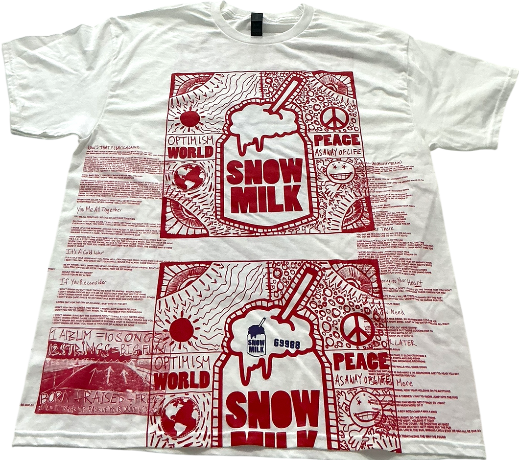 Optimism World Peace As A Way Of Life (The Wearable Album) Tee (Size Large)