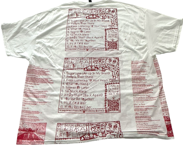 Optimism World Peace As A Way Of Life (The Wearable Album) Tee (Size 3XL)