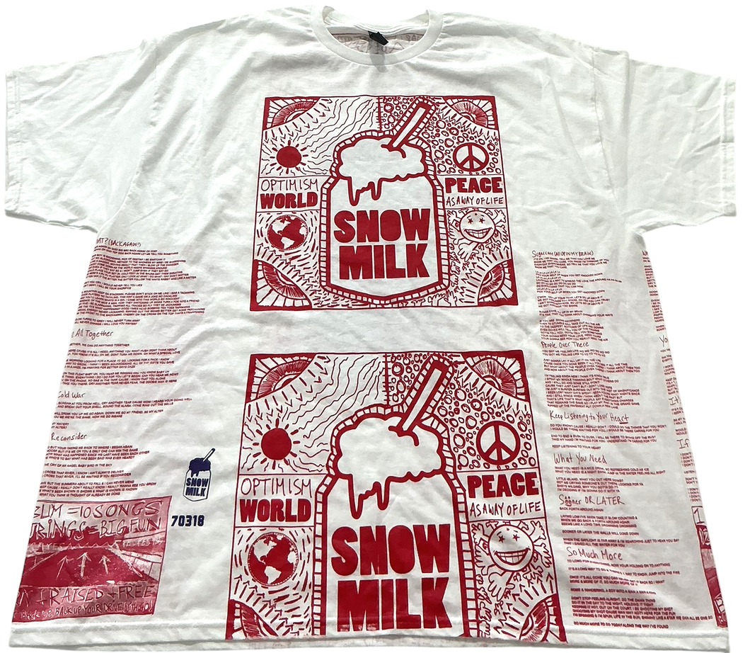 Optimism World Peace As A Way Of Life (The Wearable Album) Tee (Size 2XL)