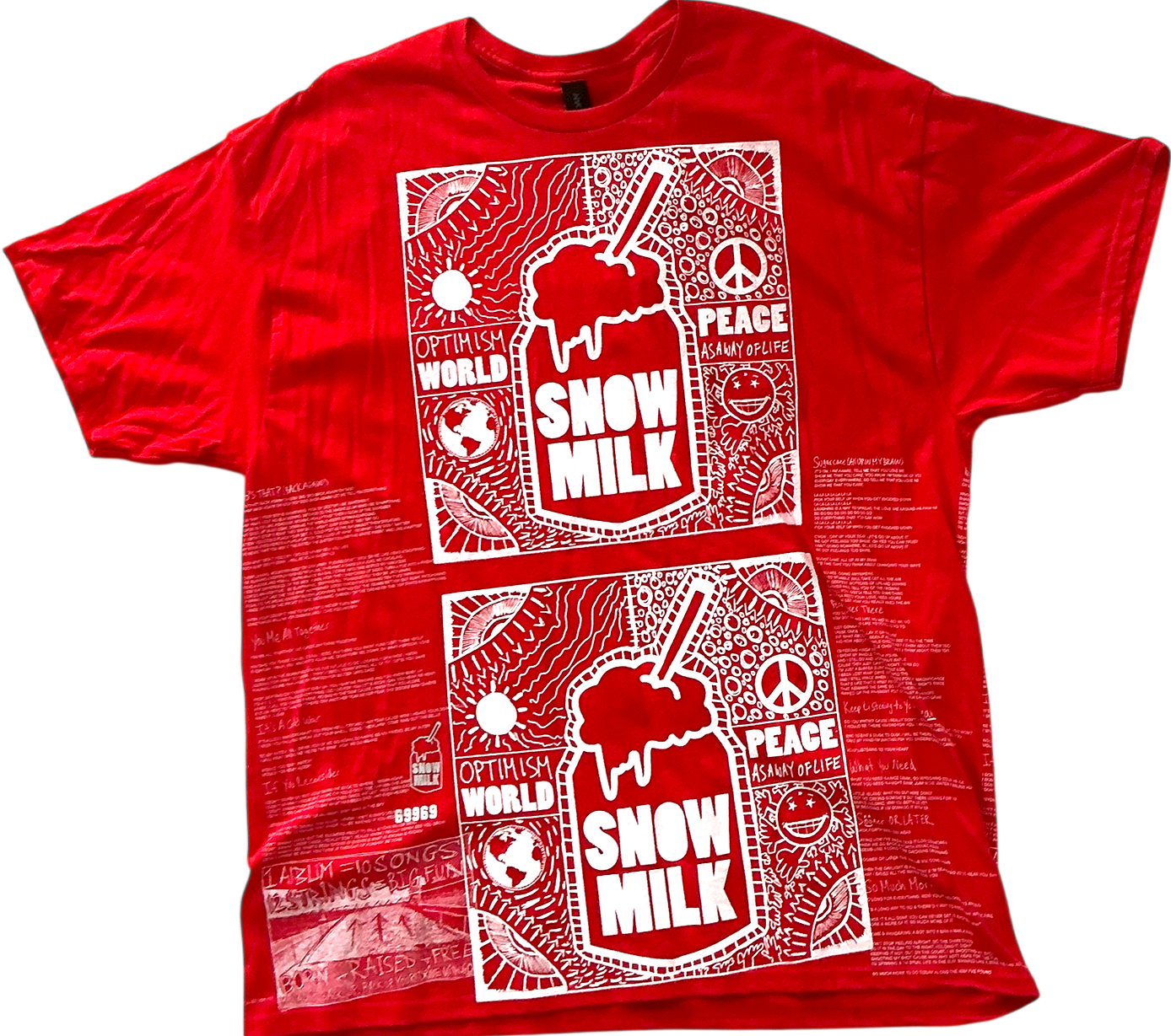 Optimism World Peace As A Way Of Life (The Wearable Album) Tee (Size XL)