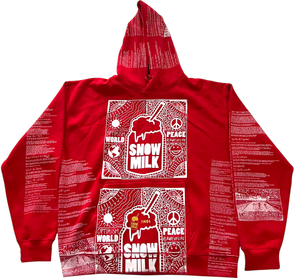 Optimism World Peace As A Way Of Life (The Wearable Album) Hoodie (Size 2XL)