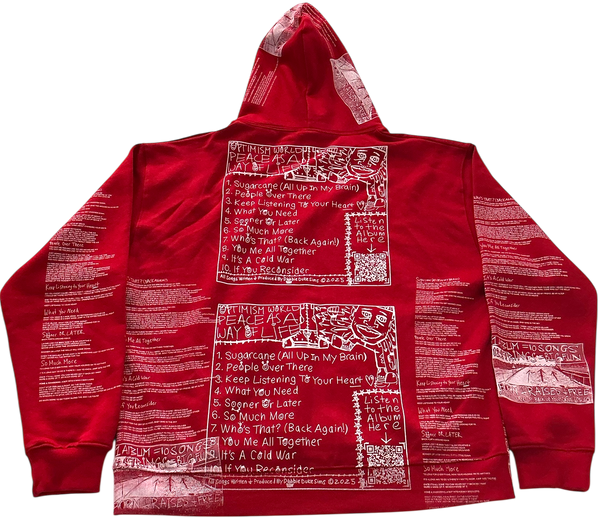 Optimism World Peace As A Way Of Life (The Wearable Album) Hoodie (Size XL)