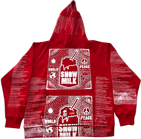Optimism World Peace As A Way Of Life (The Wearable Album) Hoodie (Size Large)
