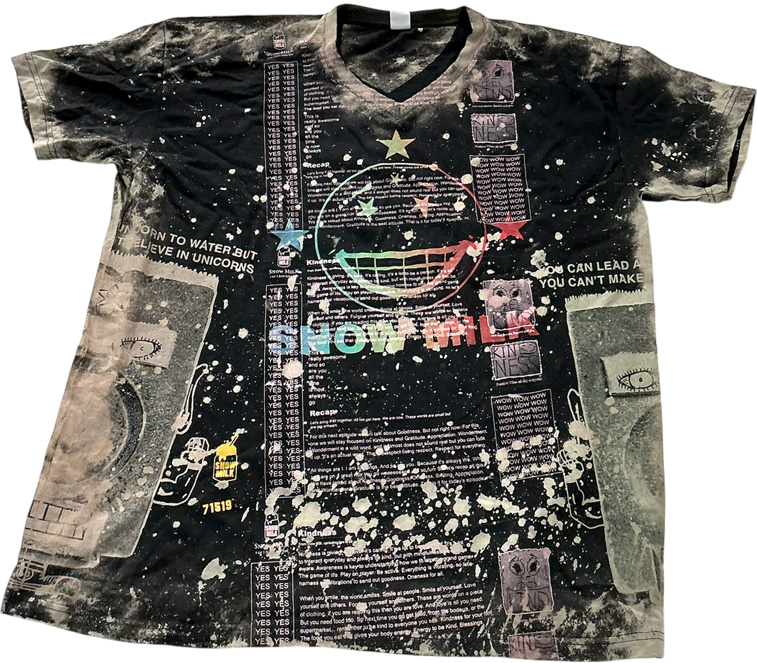 Snow Milk Kindness Bleached Tee (Size 2XL)