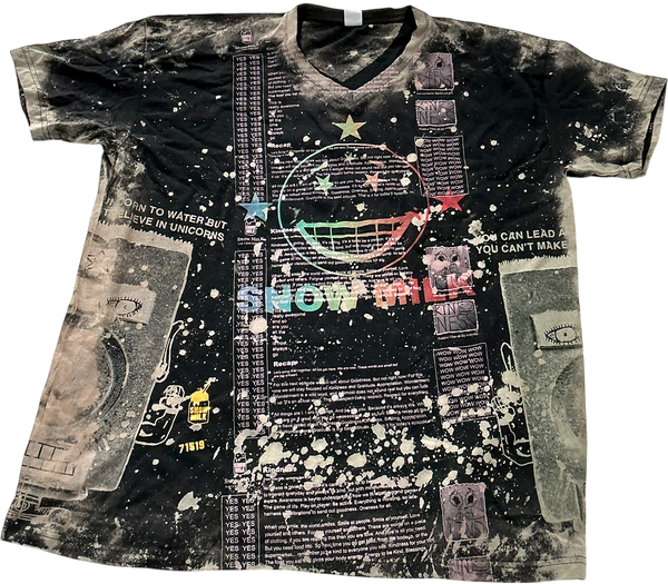 Snow Milk Kindness Bleached Tee (Size 2XL)