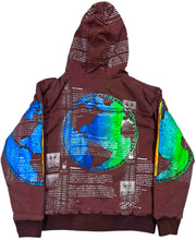 Load image into Gallery viewer, Kindness Zip-up Canvas Insulated Hooded Jacket (Size XS)
