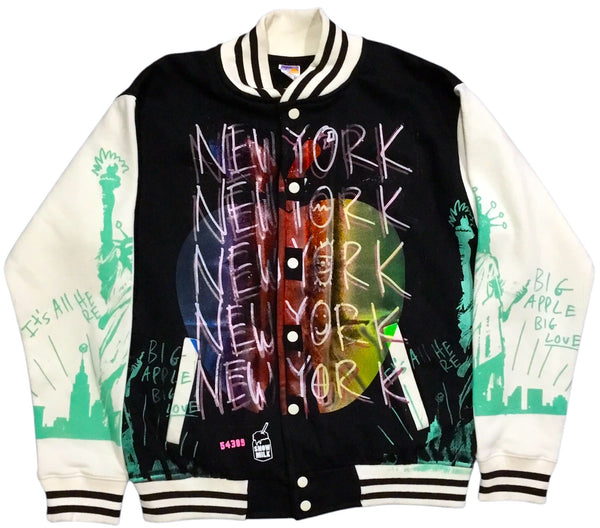 Big Apple Big Love Varsity Jacket (Size Medium)