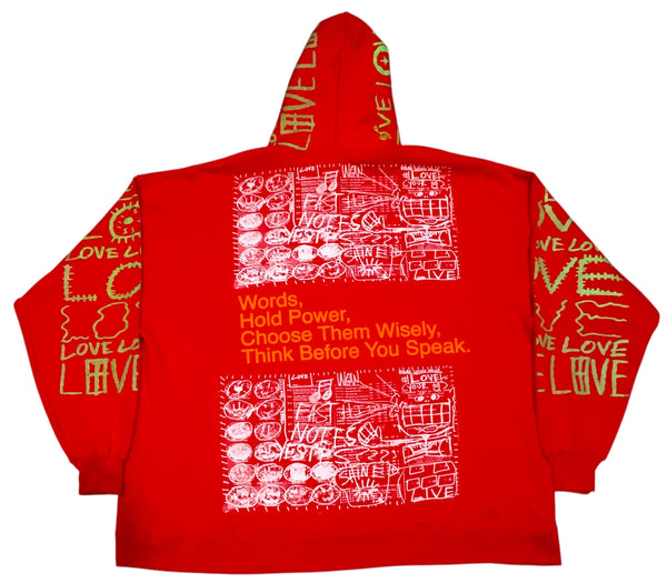 Words Hold Power Hoodie (Size 3XL)