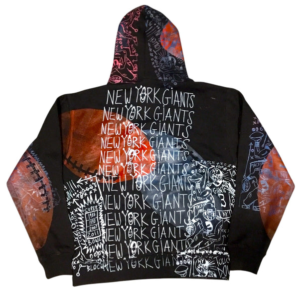 New York Giants Custom Sample Hoodie (Size Medium)