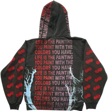 Load image into Gallery viewer, Life Is The Painting You Paint 14.oz  Hoodie (Small)
