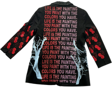 Load image into Gallery viewer, Life Is The Painting You Paint Blazer (Small)
