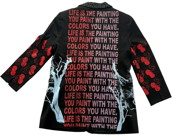 Life Is The Painting You Paint Blazer (Small)
