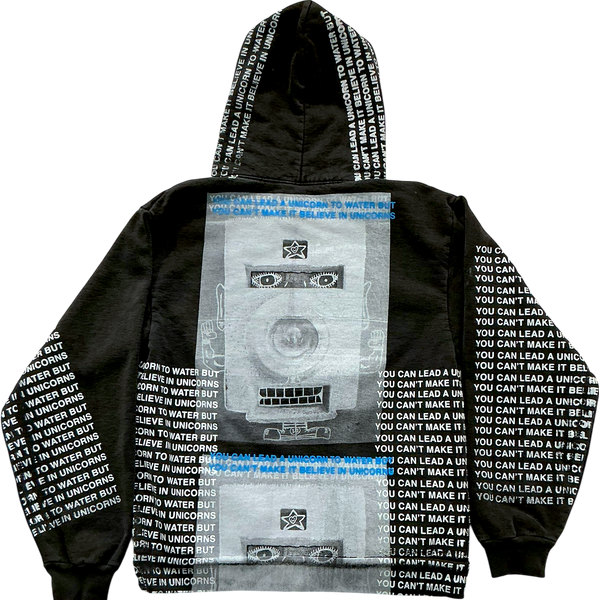 Unicorns To Water 14.oz Hoodie (Size Small)