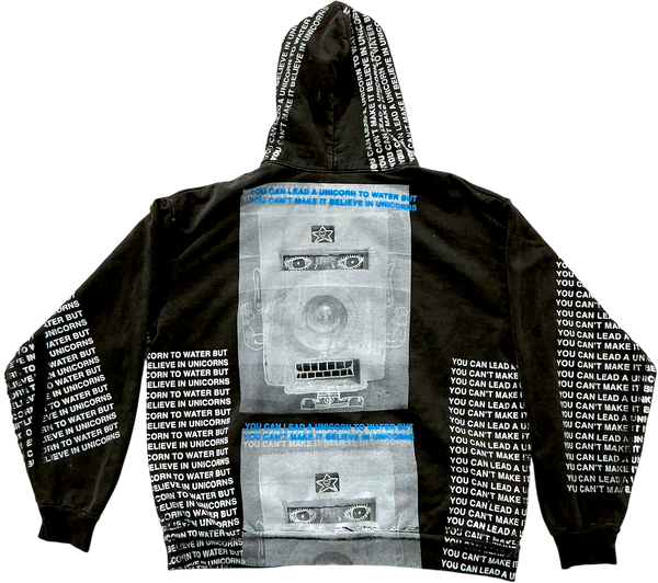Unicorns To Water 14.oz Hoodie (Size Large)