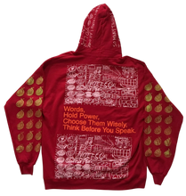 Load image into Gallery viewer, Words Hold Power Hoodie (Size XL)
