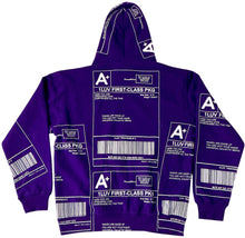 Load image into Gallery viewer, Positive Shipping Label Hoodie (Size Medium)
