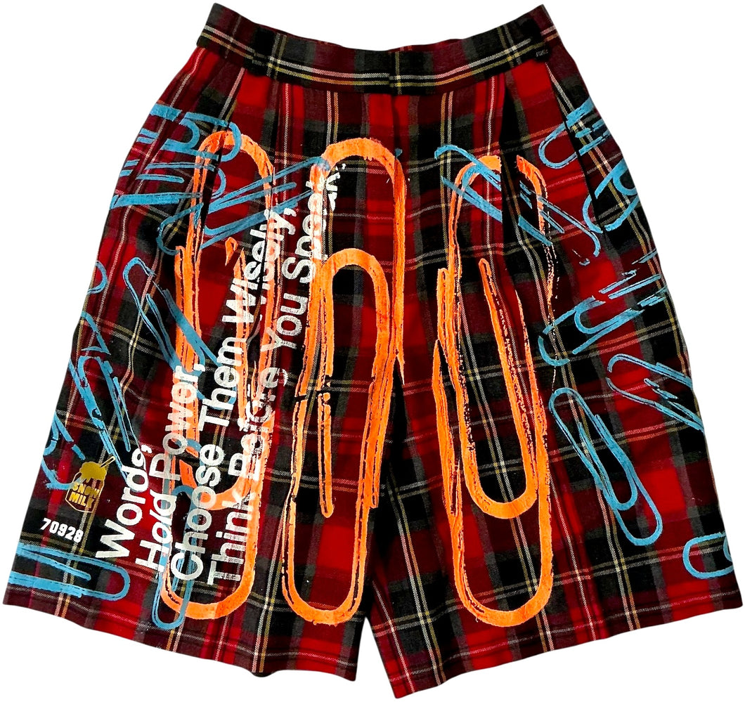 Lucha Paperclips Shorts (Size Women’s 4)