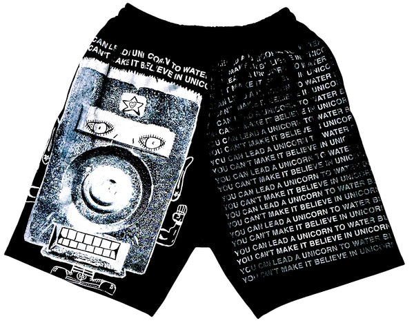 Unicorns To Water Shorts  (Size Medium)