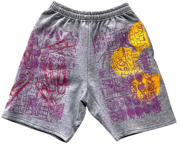 Lucha Paperclips Shorts (Size Large)