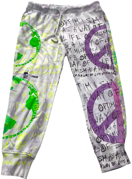 Optimism As A Way Of Life Sweatpants (Size Large)